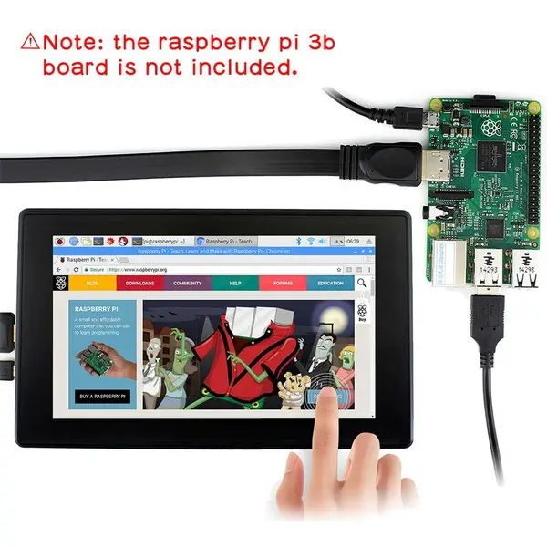 LCD HDMI H de 7 pulgadas con soporte