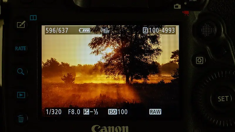 Cámara de brillo LCD