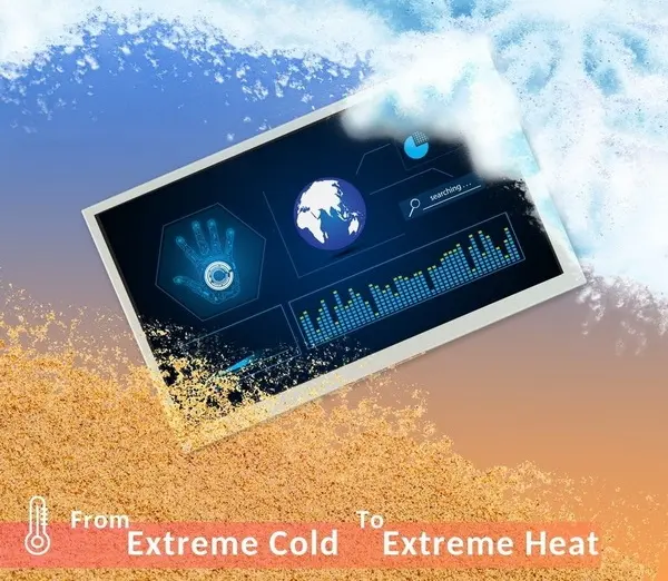 Del frío extremo al calor extremo TFT LCD Del frío extremo al calor extremo TFT LCD