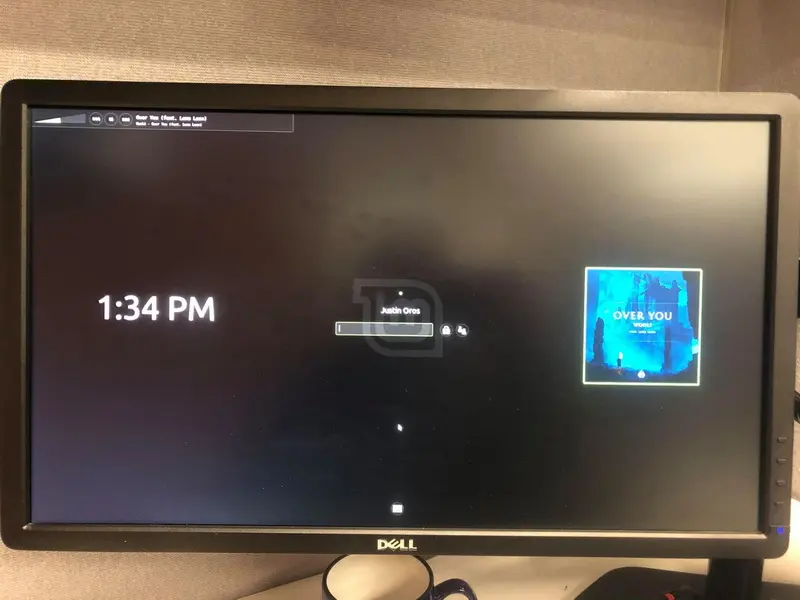 la pantalla de una pantalla LCD