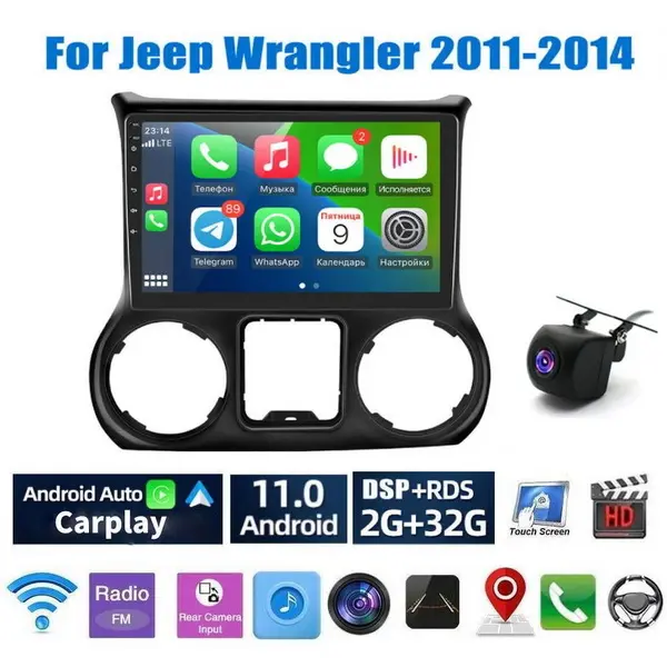 Autoradio-Stereoanlage Jeep Wrangler Touchscreen