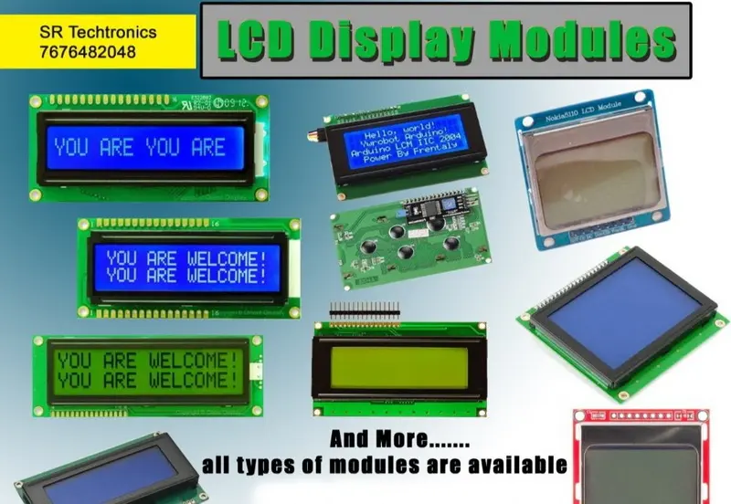 Número de módulos en la pantalla LCD
