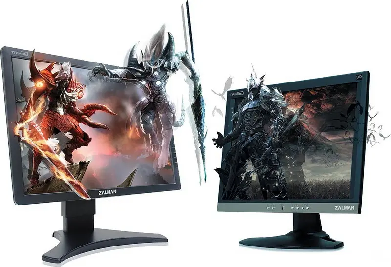 3d en pantalla LCD normal