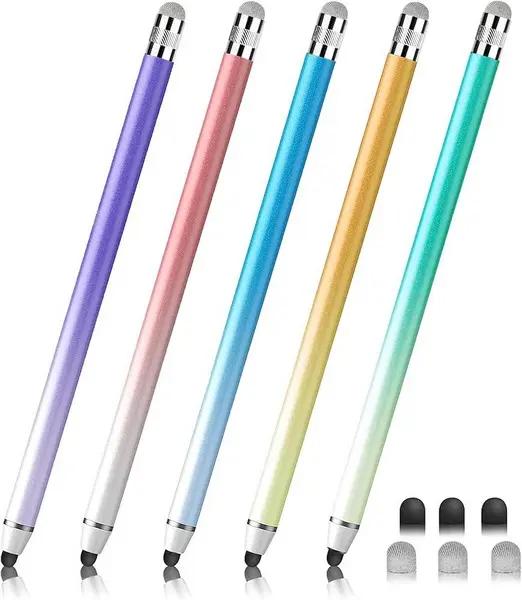 cinco lápices ópticos para pantalla táctil capacitiva