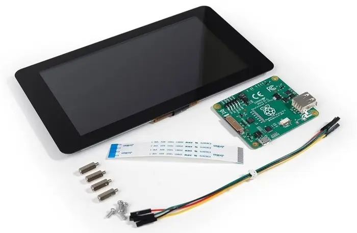 Dimensiones de la pantalla de 7 pulgadas