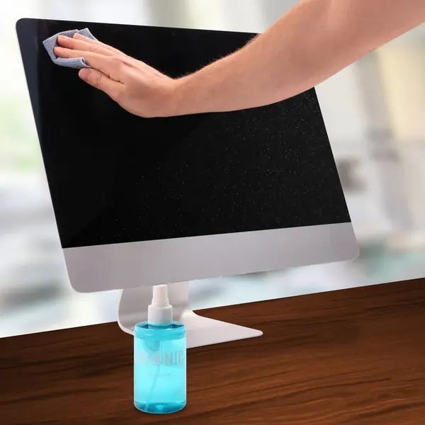 Uso del limpiador LCD para telescopio