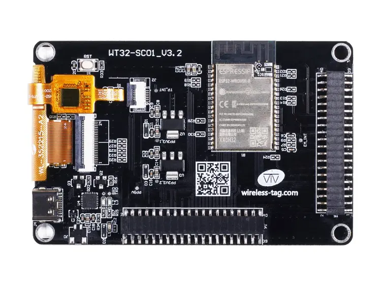 wt32 sc01 مع شاشة اللمس المتعدد بالسعة 320 × 480 4