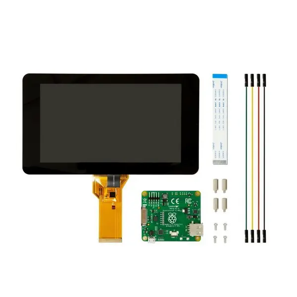 silicio de la pantalla táctil capacitiva LCD de 7 pulgadas