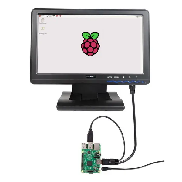 شاشة LCD متعددة اللمس USB شاشة تعمل باللمس بالسعة Raspberry