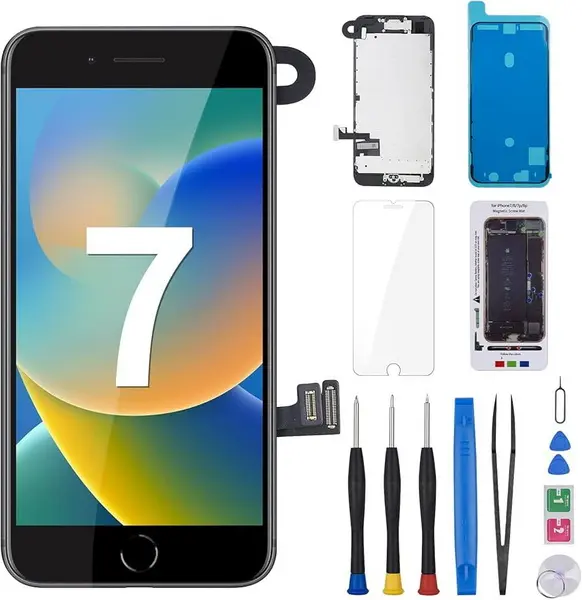 Una pantalla LCD de Iphone 7 Una pantalla LCD de Iphone 7