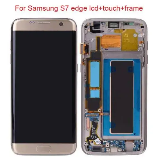 Pantalla de ensamblaje de digitalizador de reparación de pantalla LCD para Samsung Galaxy S7 Edge