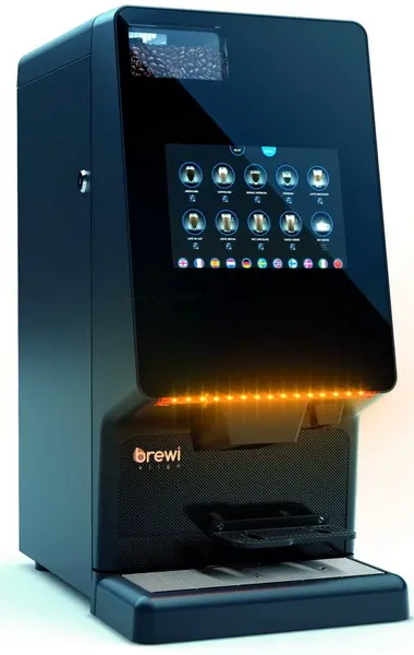Máquina de café de grano a taza de molienda comercial con pantalla táctil dinámica automática Sapoe