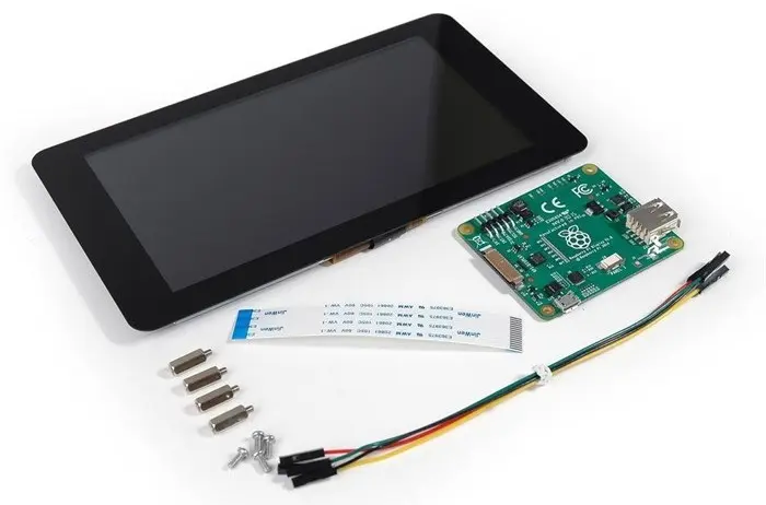 Pantalla oficial de Raspberry Pi