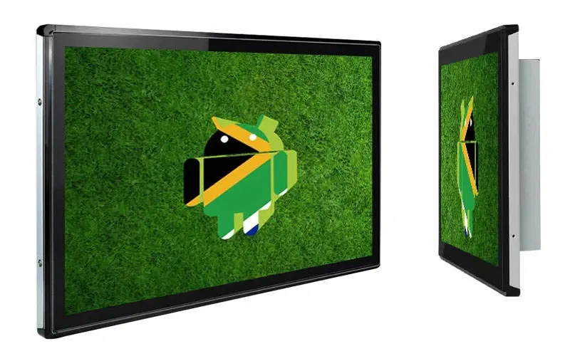 24 Monitor LCD con pantalla táctil resistivacapacitiva opt