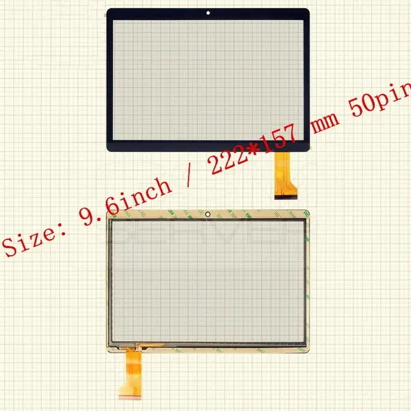 شاشة تعمل باللمس بالسعة 9.6 بوصة