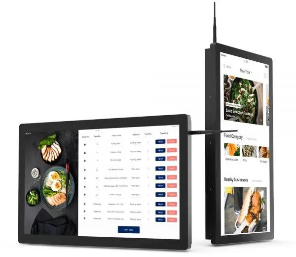 Sprachgesteuertes Küchendisplay
