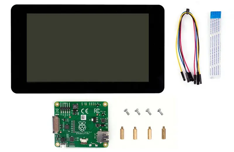 Pantalla táctil de 7 pulgadas de Raspberry Pi