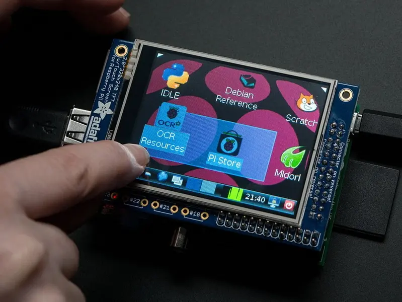 Pantalla táctil para Raspberry Pi