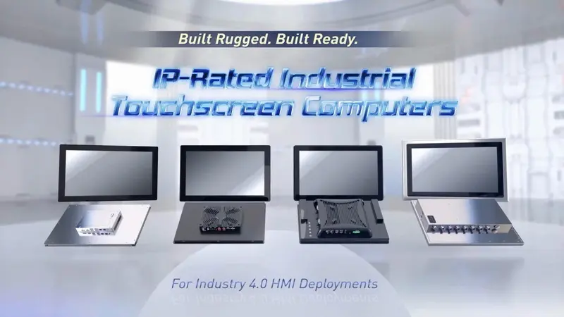 Pantalla táctil industrial resistente