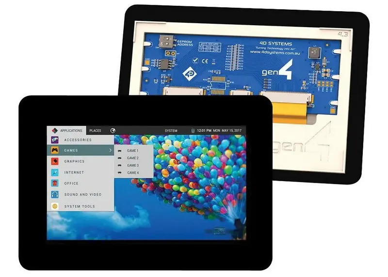 Interfaz de usuario de BeagleBone LCD