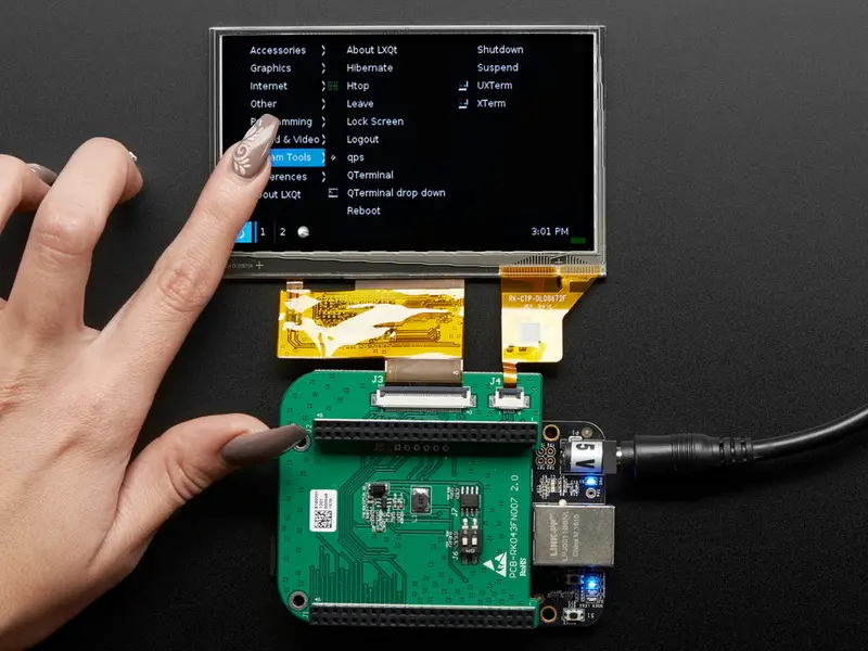 Capa de pantalla táctil para BeagleBone