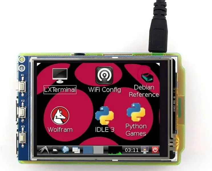 Raspberry Pi 3,2 Zoll TFT LCD