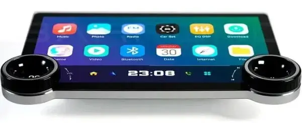 Touchscreen-Display im Armaturenbrett