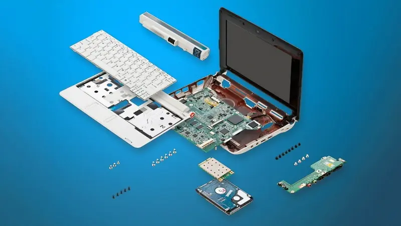 Reparar la pantalla rota de la computadora portátil