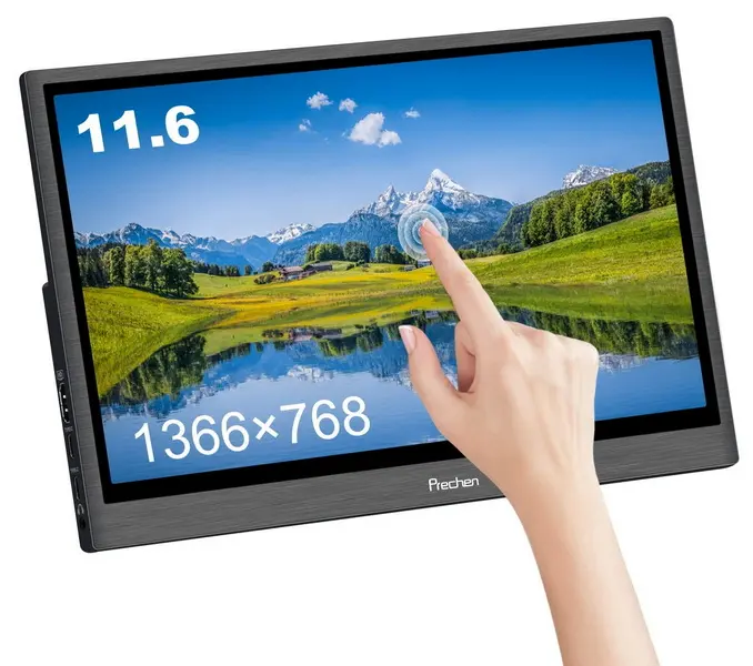 Kleiner Touchscreen-Monitor