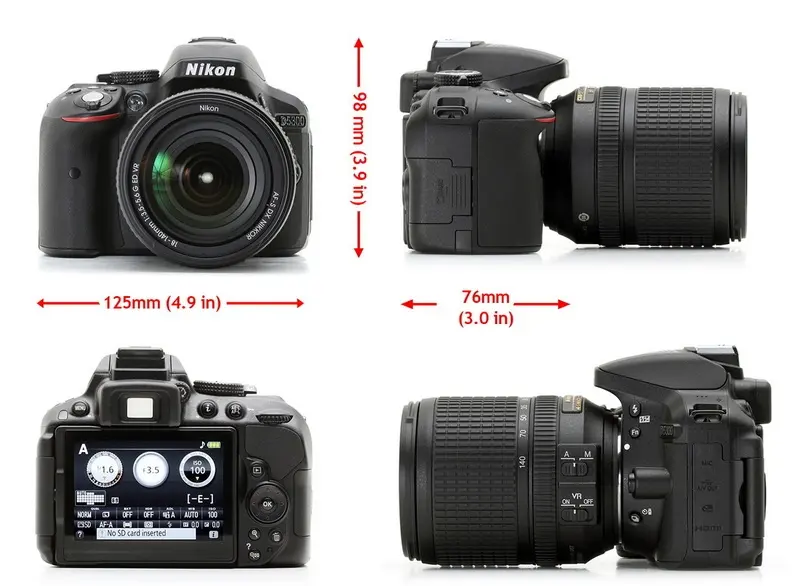 Características de la pantalla LCD de la Nikon D3200 Características de la pantalla LCD de la Nikon D3200