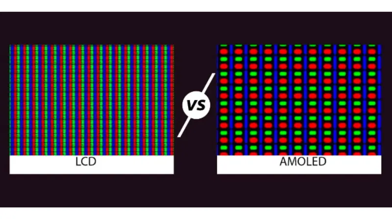 Un MOLED vs LCD