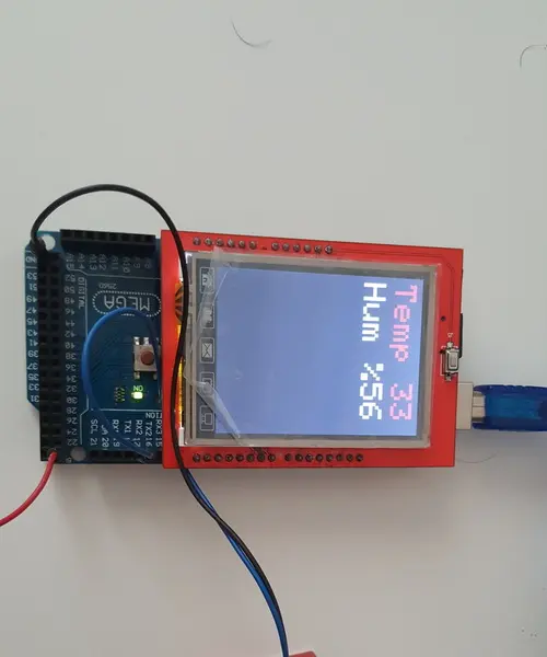 درع شاشة TFT LCD مقاس 2.4 بوصة متصل ب Arduino
