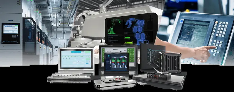 banner del panel táctil industrial