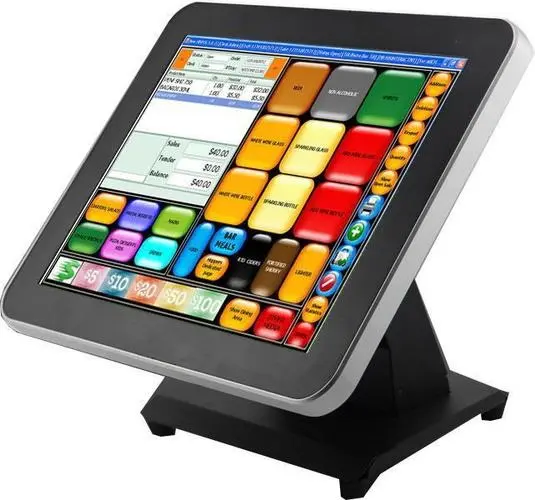 شاشة تعمل باللمس بالسعة