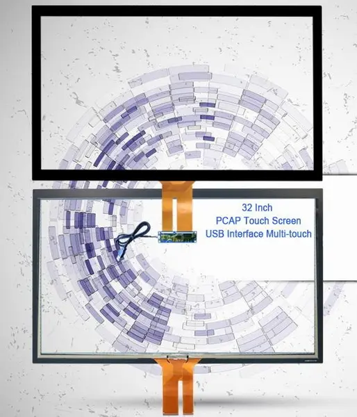 شاشة تعمل باللمس مقاس 32 بوصة