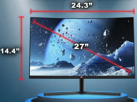 كيف يتم قياس أحجام شاشة تلفزيون LCD
