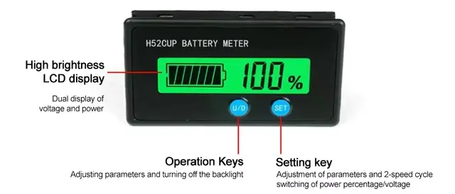 رمز عرض حالة شحن LCD