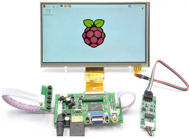 Uso actual de la pantalla táctil Pi3