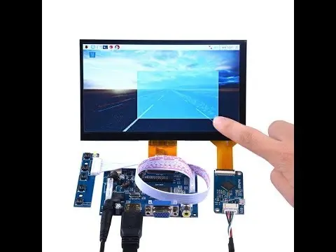 وحدة تحكم USB بشاشة تعمل باللمس بالسعة 4