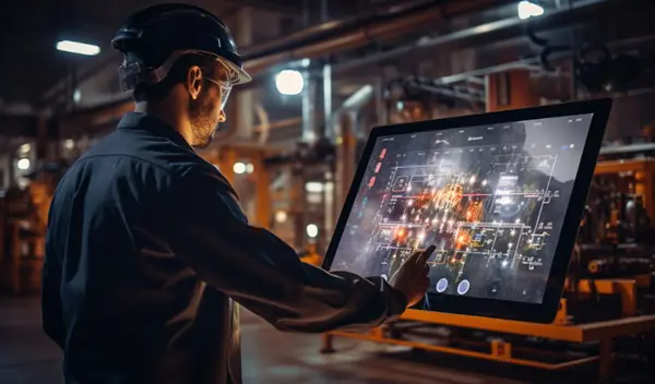 Monitores de pantalla táctil para uso industrial