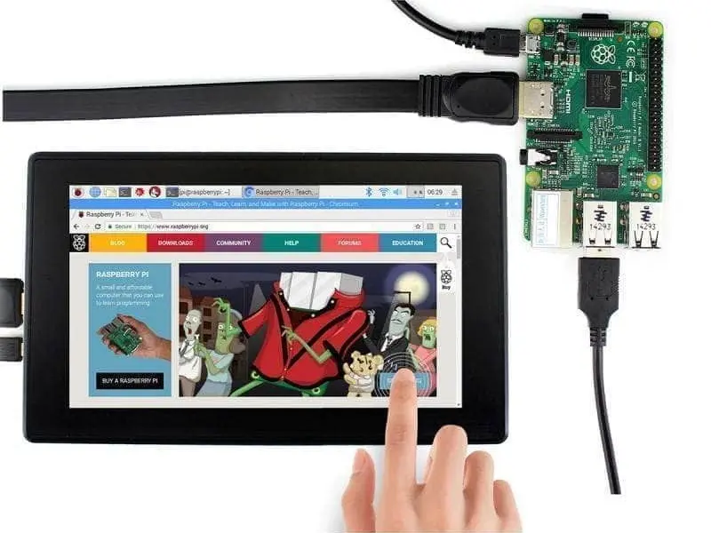 Pantalla táctil Waveshare LCD HDMI de 7 pulgadas Pantalla táctil Waveshare LCD HDMI de 7 pulgadas