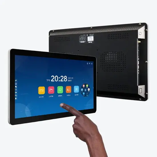21 بوصة LCD الروبوت اللوحي جدار شاشة تعمل باللمس