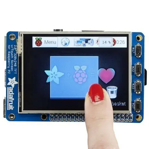 إصبع يتفاعل مع عنصر رسومي