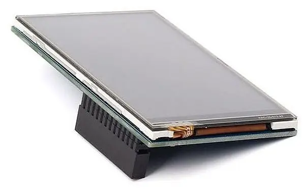 شاشة TFT LCD تعمل باللمس مقاس 3.5 بوصة مصممة على حامل صغير للدعم