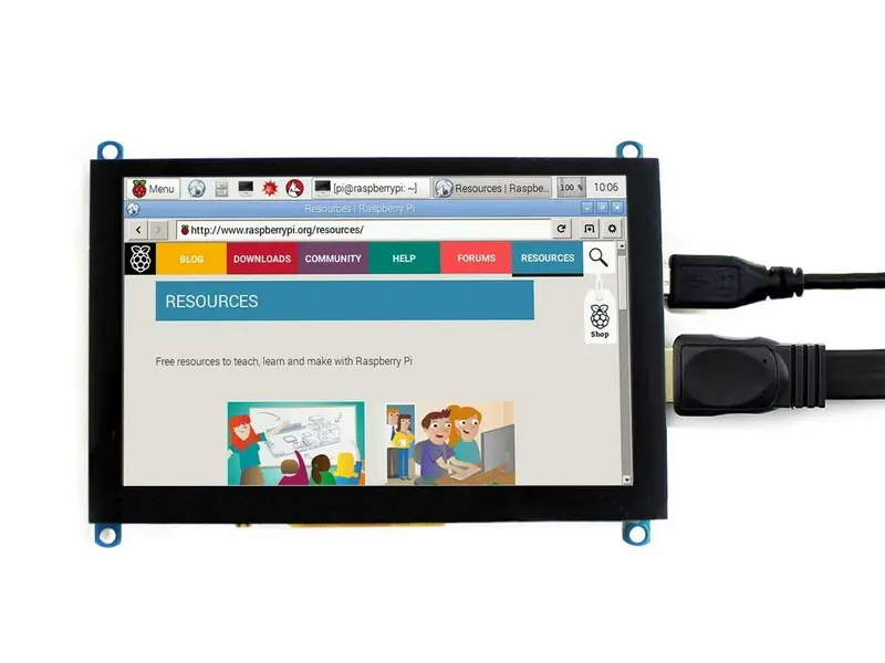 شاشة شاشة تعمل باللمس بالسعة 5 بوصة