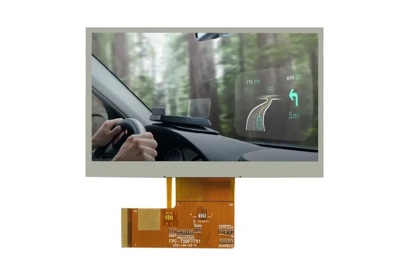 شاشة عرض سيارات TFT LCD مقاس 5 بوصات