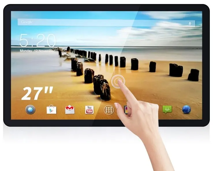 27 Zoll Touch Display Test