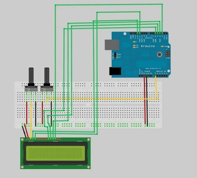 Pines analógicos para una pantalla LCD2