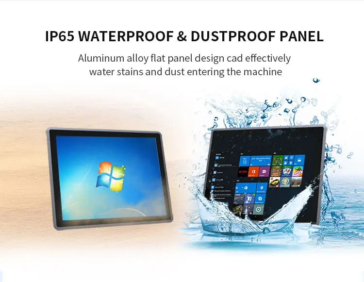 الشركة المصنعة 15 بوصة شاشة صناعية بدون مروحة