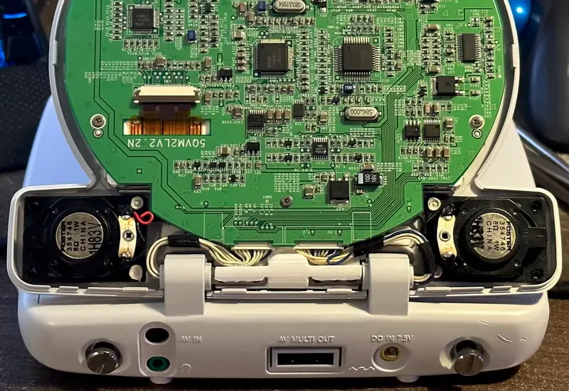 el silicio de una pantalla LCD